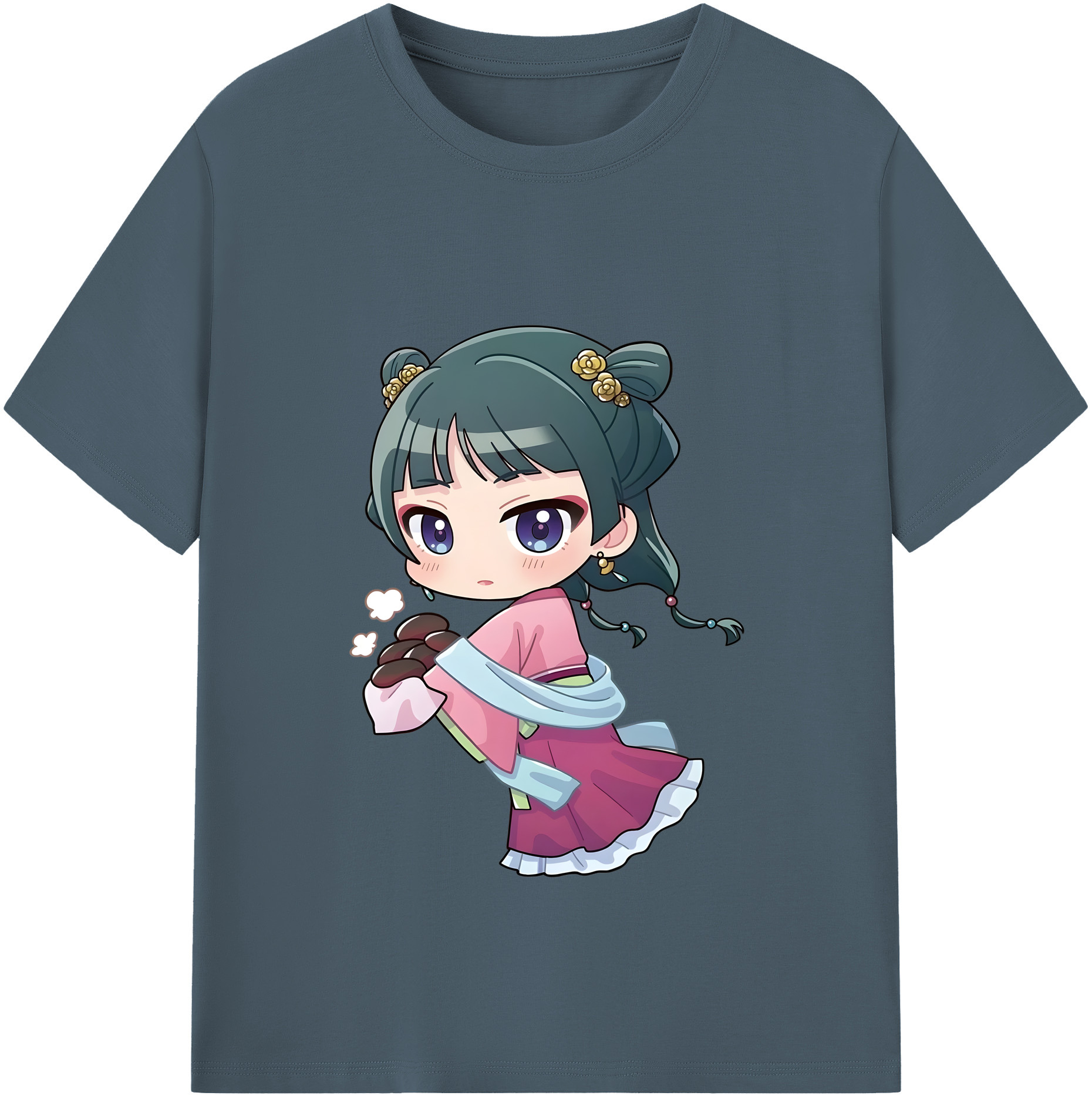（画像用） 薬屋のひとりごと The Apothecary Diaries 綿100％半袖Tシャツ（フロントプリント）